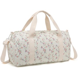 BLUBOON Duffle Bag Girls Kids Cute Gym Bag with Shoes Compartment & Wet Separation Waterproof Sports Overnight Travel Bag