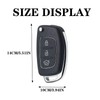 Replacement Key Shell for Hyundai Models, 3 Buttons Car Remote