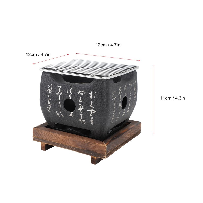 Japanese Grill Oven, Multifunctional Mini Charcoal Grill Oven, Portable Charcoal