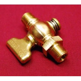 Flywheel Supply 1/4" NPT Male Brass Drain Pet Cock Hit Miss Gas Engine Motor Fairbanks Maytag