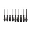 TEKTON Hex High-Torque Black Oxide Blade Screwdriver Set, 9-Piece (5/64-3/32,