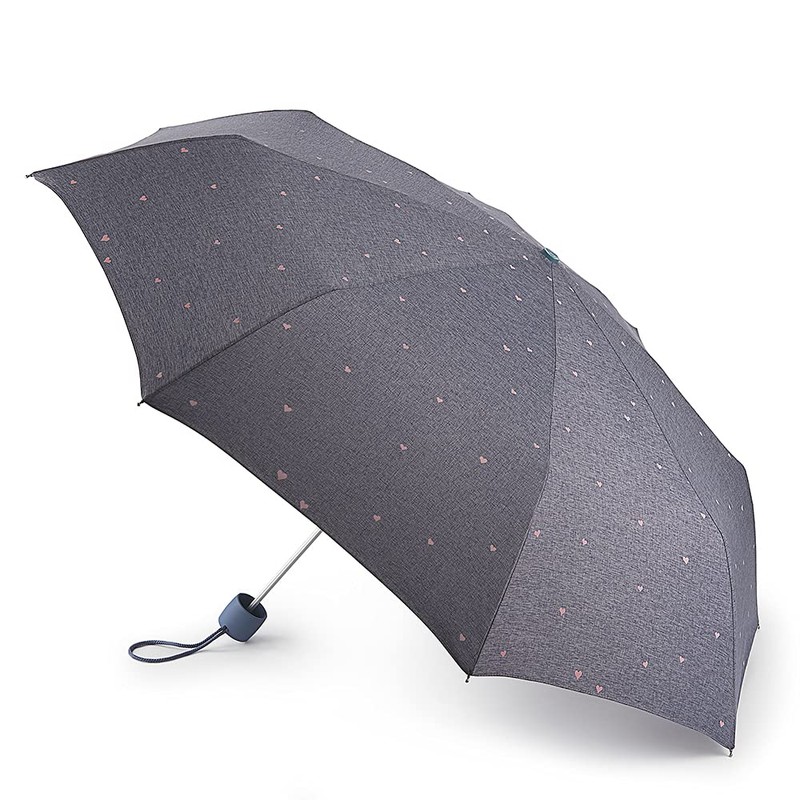 Fulton Superlite 2 Denim Hearts Print Umbrella