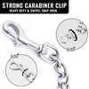 JIPIMON Prong Collar Safety Clip Stainless Steel Dog Safety Clip,