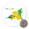 Huuraa Magnet Triathlon Swimming, Cycling and Running Gift 59 mm