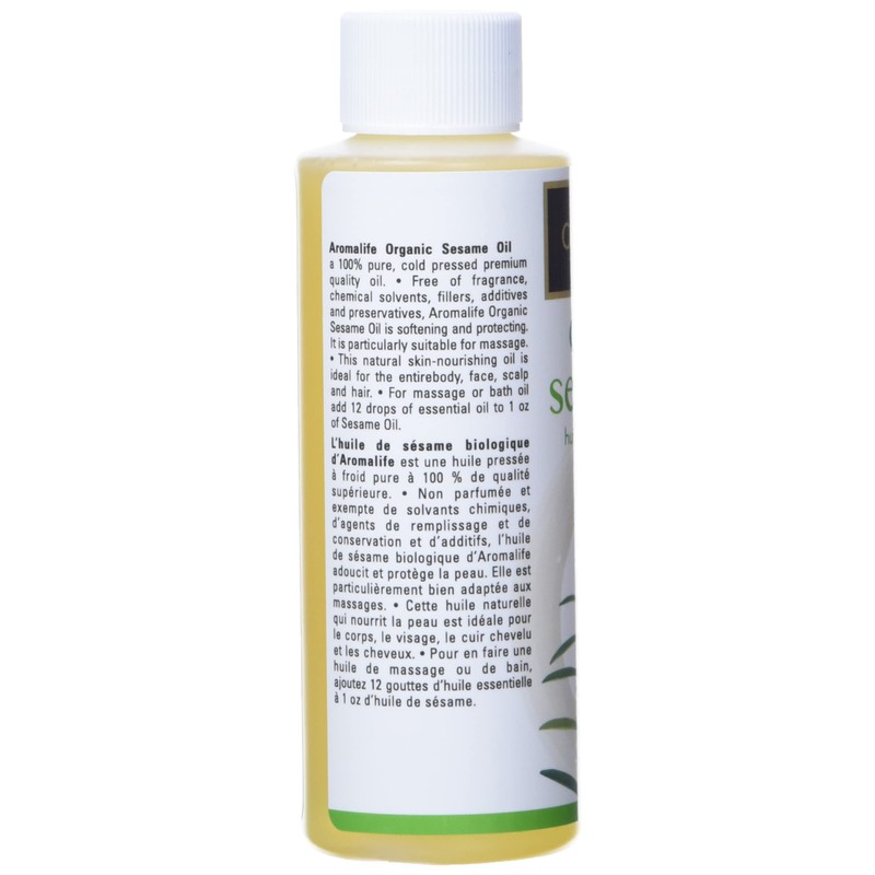 Aromalife sesame oil, Organic 125 milliliter