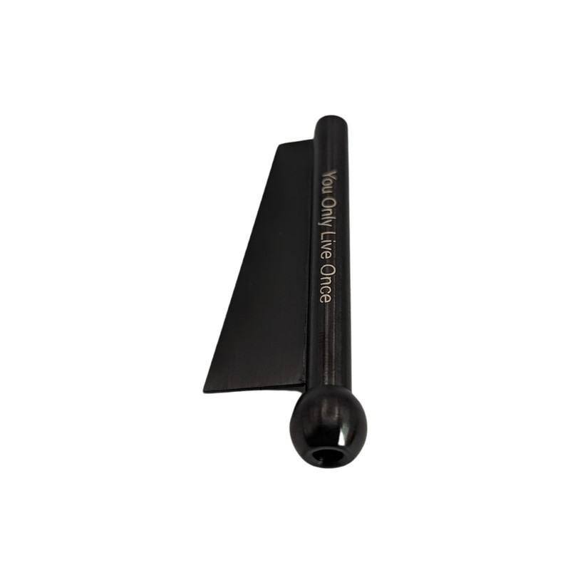 Giditrus You Only Live Once Aluminium Black Reusable Drinking Straw