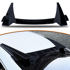 Rear Roof Spoiler Wing Fit for Honda Civic 2016-2021 4 Door Sedan,Type R Style 10th Gen Civic Rear Window Roof Spoiler Wing Visor,Glossy Black