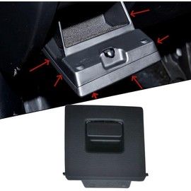 Bandeja organizadora de guantera izquierda para Mazda 3 2019-2024 LHD BDGF-64-180 accesorio de consola de tablero de instrumentos ABS negro