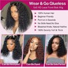 Wear and Go Glueless Wigs Human Hair Pre Plucked Deep