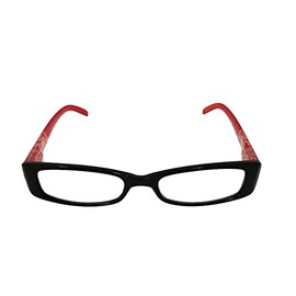 Foster Grant Alma Red Reading Glasses w/ Case 2.50 New