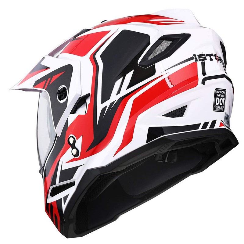 1Storm Dual Sport Motorcycle Motocross Off Road Full Face Helmet
