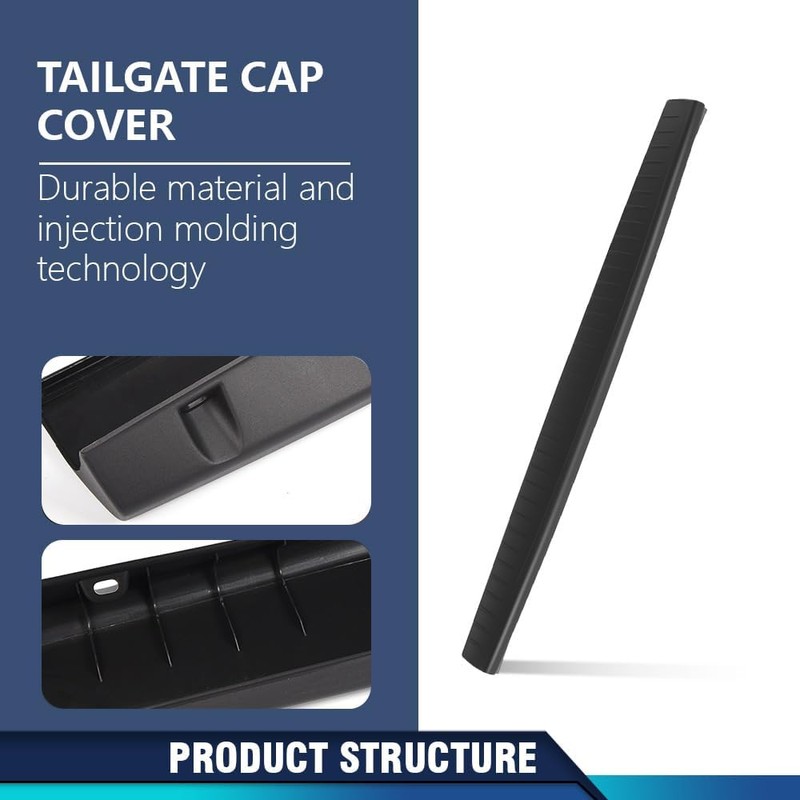 Tailgate Molding Spoiler Cap Fit Dodge Ram 1500 2500 3500