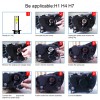 SHENKENUO H1 COB LED Headlight Bulbs Conversion Kit 100W 8000K