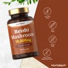 Reishi Mushroom Capsules | 10,000mg | 100 Powder Capsules |