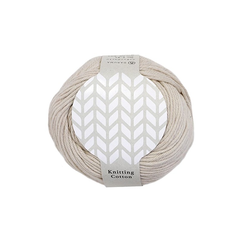 Yokota DARUMA 3100 Knitting Cotton Craft Medium Thick Col.2 Beige