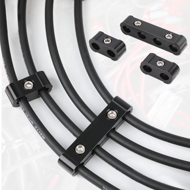 12pc Engine Spark Plug Wire Separator Divider & 8pc Spark