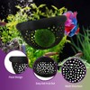 3Pcs Betta Fish Tank Accessories-Floating Betta Hide & Fish Leaf