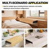 YJINGRUI Countertop Extension Slide Rail, Dining Table Extension Tabletop, Concealed
