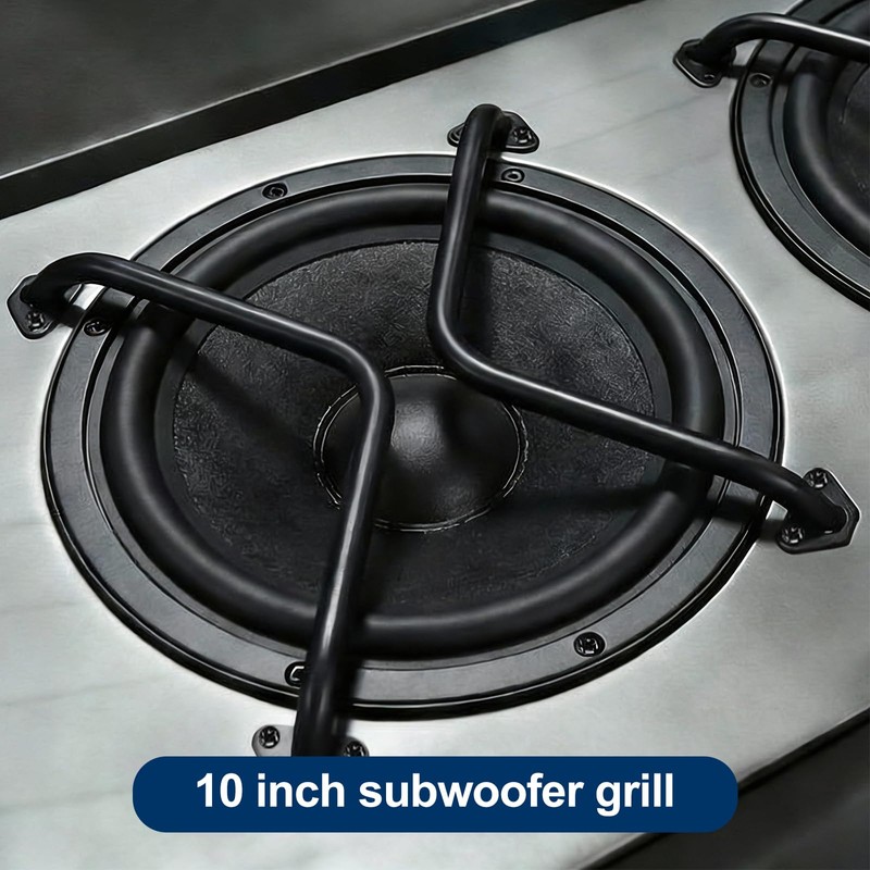 Datanly 4 Pcs 10 Inches Speaker Subwoofer Bar Grill Matte
