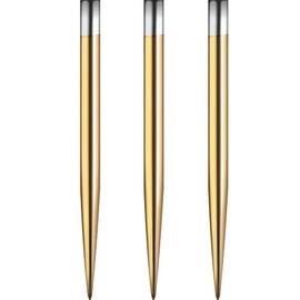 Mission Darts Glide Steel Tip Dart Points | Smooth Plain Spare Points, 34mm, Gold (#_1xX2439)