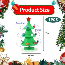 YGCHEN Christmas Decoration Mini Christmas Tree Toy Dancing Christmas Tree Ornament Christmas Decoration Christmas Toy Table Decoration