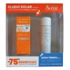 Kit Avene Fluido Solar Con Color Piel Normal + Agua