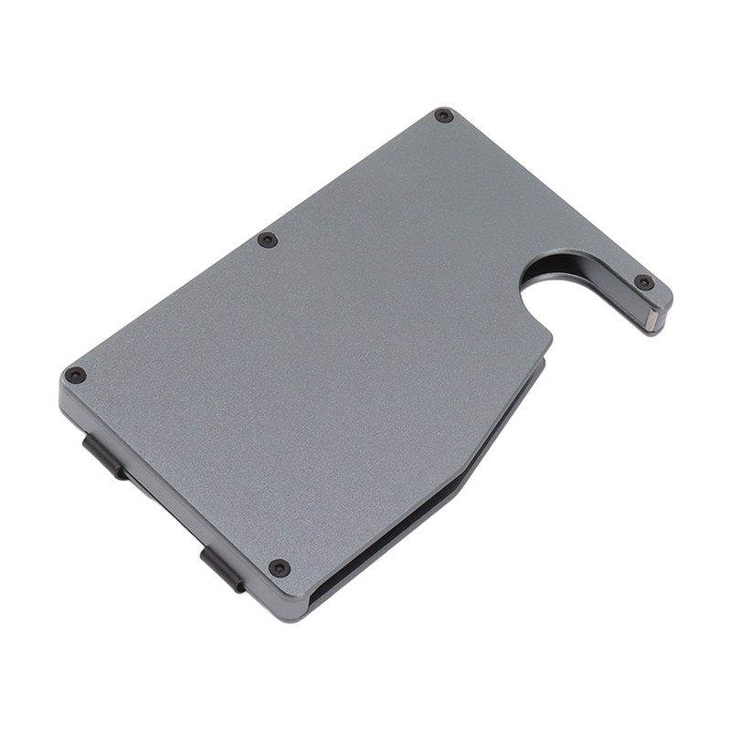 Minimalist Card Holder Aluminum Alloy Auto Ejected Anti Theft Credit