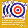 50 CARD TARGETS Air Gun Pistol Rifle Pellet 14x14cm 300gsm