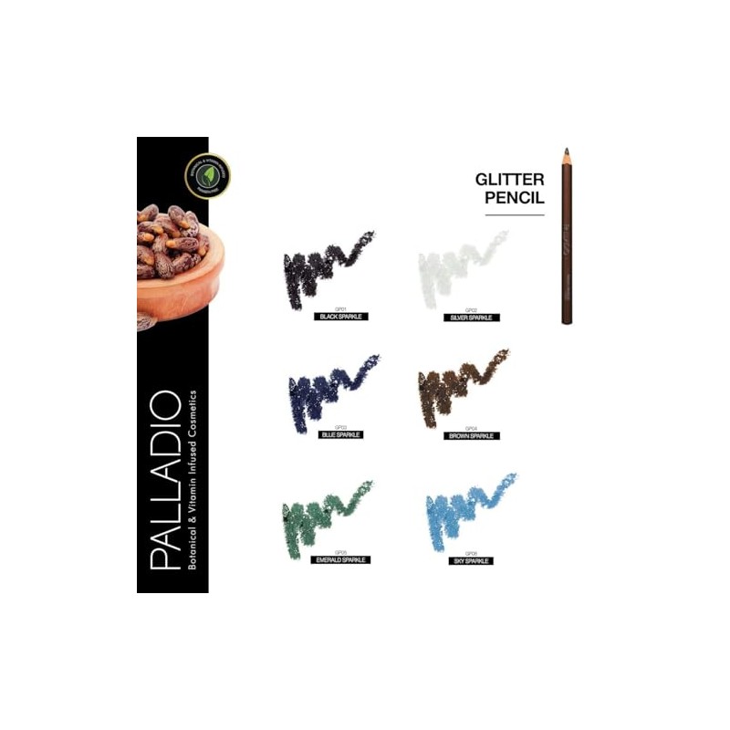 Palladio Lápiz Delineador de Ojos Cremoso de Larga Duración Brown