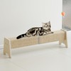 Meeyoview 30" Horizontal Scratching Post, Sisal Cat Scratcher with Spring