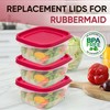 Replacement Lids for Rubbermaid Food Storage Containers (1.25/2-Cup), 10-Pack