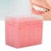 Double Head Toothpicks, Edible Grade PP Round 1100 Pcs/Box, Plastic