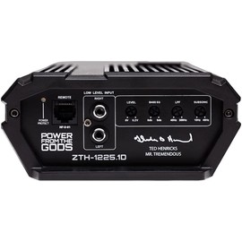 Hifonics ZTH-1225.1D Zeus Theta Compact Mono Channel Car Audio Amplifier (Silver) – Class D Amp, 1200-Watt Built-in Bass Control, Bass Remote Included with 2 Gravity Phone Holder Bundle