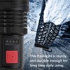 XHP50 USB Rechargeable Torch Portable Flashlight Outdoor Camping Fishing Flashlight