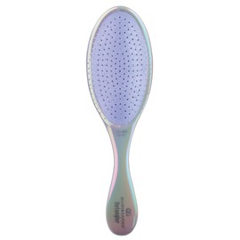 Olivia Garden Opal OG Brush Detangler, removable cushion, scalp hugging shape massages the scalp, for wet or dry hair, for women, men and children, Fine to Medium hair, Opal Purple