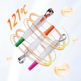 24pcs Metal Restoration Matrix Bands, Dental Matrix Bands with 180° Adjustable Retainer, Dental Sectional Matrix Bands, Matrix Bands for Dental Restorations. (Green)