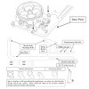 muge racing 304147 EZ-EFI Cable Mount Kit Throttle Cable Mount