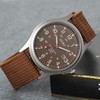 Mens Watch Waterproof Luminous Arabic Numerals Simulated Military Watch Outdoor
