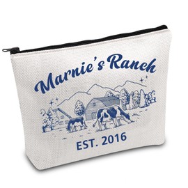 Stardew Gamer Merch Video Game Makeup Bag Gamer Girl Makeup Bag Farming Country Adventure Gaming Gift (M Ranch ca)