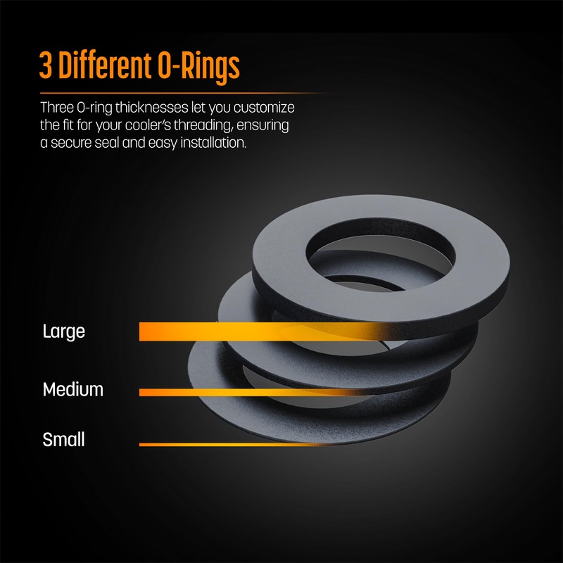 Galvanox Spigot Drain Plug Designed for Yeti Tundra Coolers and