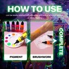 Glow in The Dark Paint, Washable & Long Lasting -