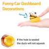 wonuu Rubber Duck Car Decorations Cute Car Accessories Dashboard Car