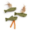 SmartyKat (3 Count) Fish Friends Crinkle Catnip Cat Toys -