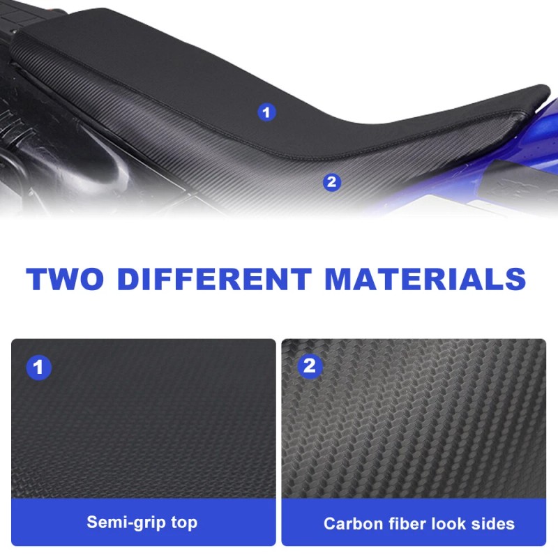 xitomer Motorcycle Lower Seat Cover And Foam Sponge Kit Fit