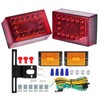 Serlainxin 6inch Boat Trailer Lights Kit, Submersible Trailer Light LED