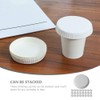 iplusmile Disposable Paper Cup Lids Pack of 100 Warm Cup