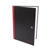 Oxford Black n' Red, A4 Dated Notebook Hardcover, Casebound, Lined