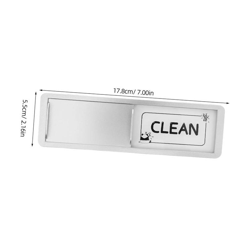 CAXUSD Panda Pattern Dishwasher Clean Dirty Sign Kitchen Appliance Magnet