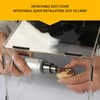 Dust Cover,Fully Enclosed Electric Grinding Table Polisher Dust Box Transparent