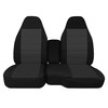 Fioqe Front 60/40 Split Bench Seat Covers with Console Armrest